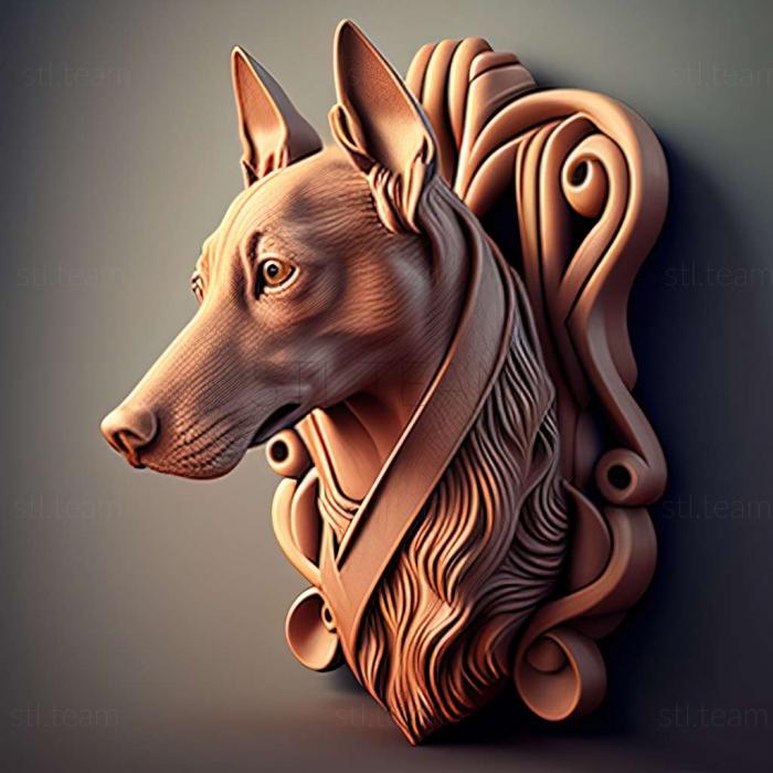 3D model Stabihun dog (STL)